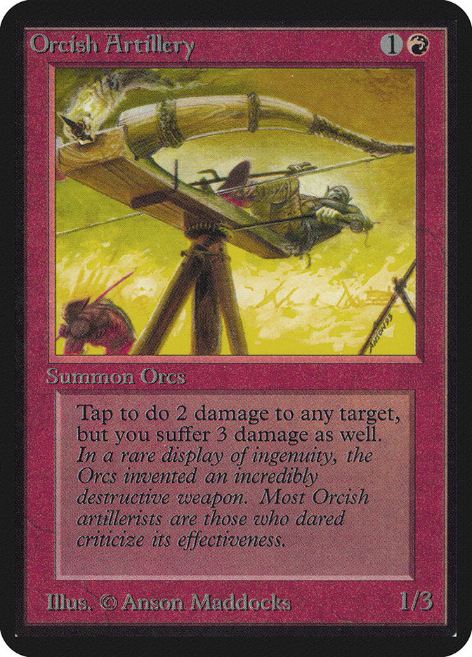 Orcish Artillery [Alpha Edition] - Magic: The Gathering - Card Brawlers | Quebec | Canada |