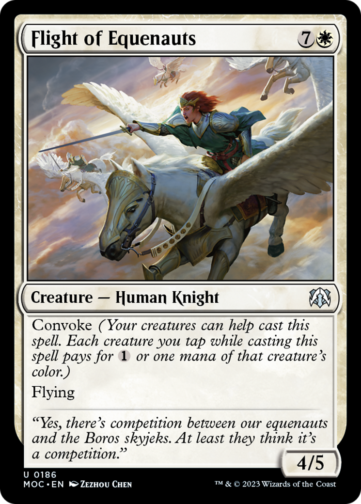 Flight of Equenauts [March of the Machine Commander] - Magic: The Gathering - Card Brawlers | Quebec | Canada |