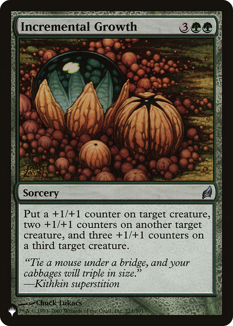 Incremental Growth [The List] - Magic: The Gathering - Card Brawlers | Quebec | Canada |