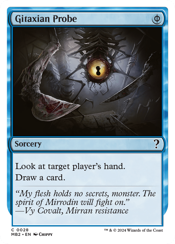 Gitaxian Probe (White Border) [Mystery Booster 2] - Magic: The Gathering - Card Brawlers | Quebec | Canada |