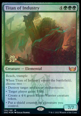 Titan of Industry [Streets of New Capenna Prerelease Promos] - Magic: The Gathering - Card Brawlers | Quebec | Canada |