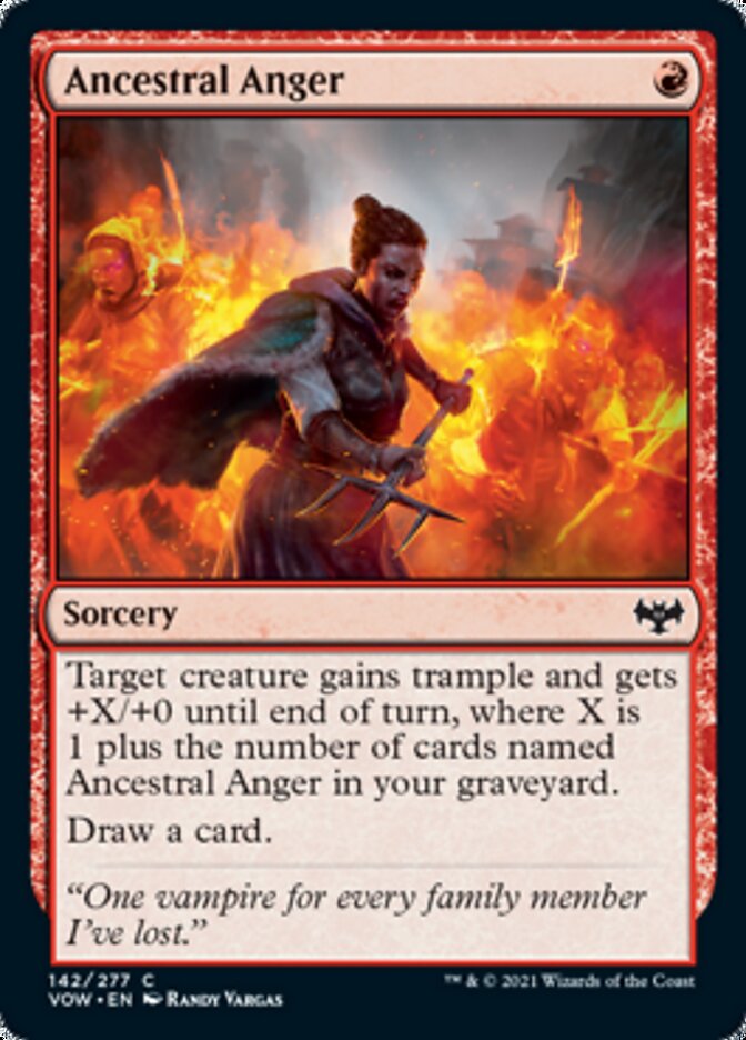 Ancestral Anger [Innistrad: Crimson Vow] - Magic: The Gathering - Card Brawlers | Quebec | Canada |