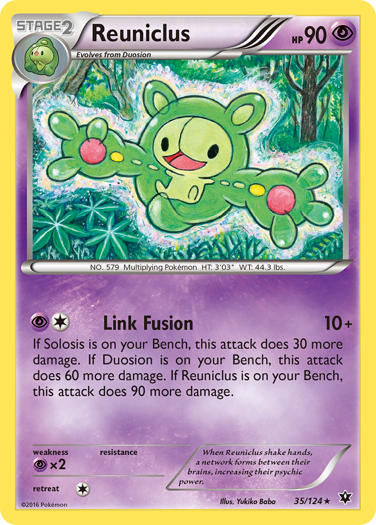 Reuniclus (35/124) [XY: Fates Collide] - Pokémon - Card Brawlers | Quebec | Canada |