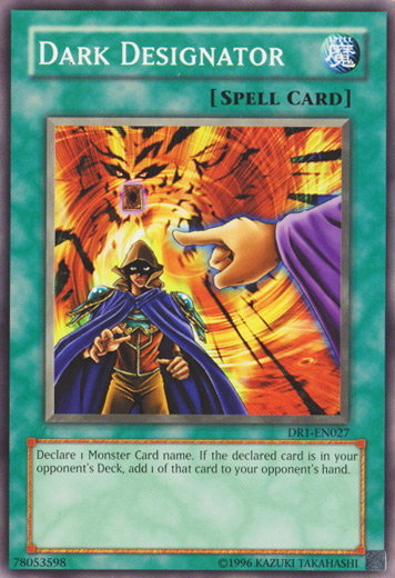Dark Designator [DR1-EN027] Common - Yu-Gi-Oh! - Card Brawlers | Quebec | Canada |