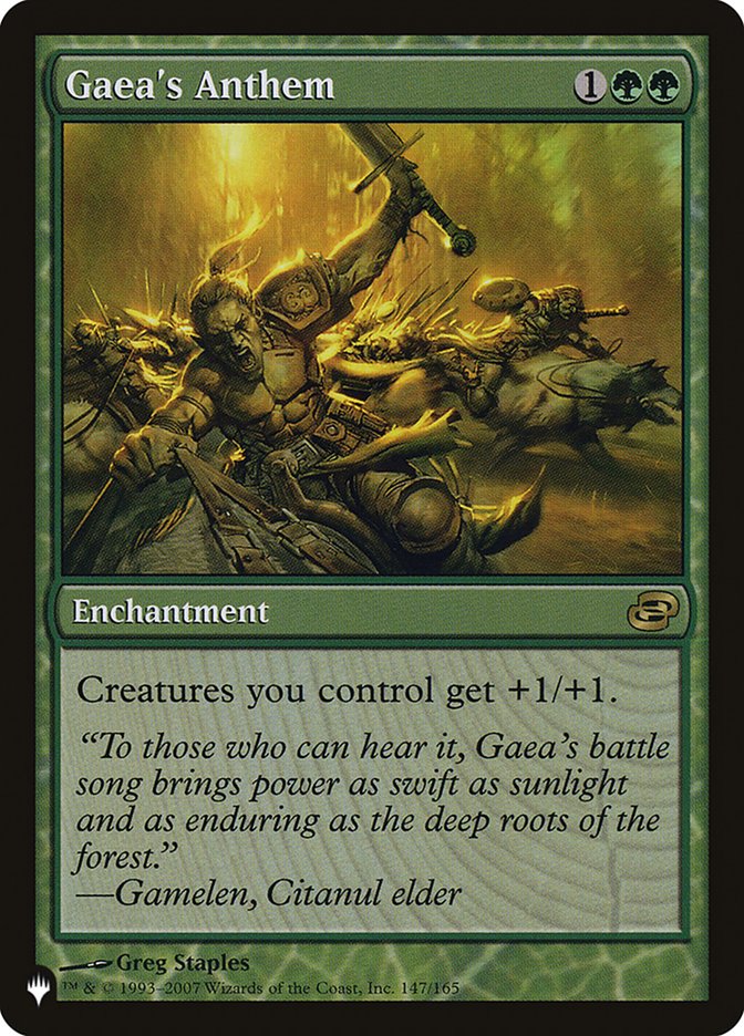 Gaea's Anthem [The List] - Magic: The Gathering - Card Brawlers | Quebec | Canada |