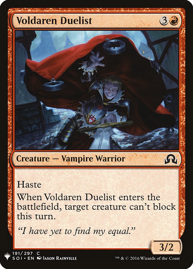 Voldaren Duelist [Mystery Booster] - Magic: The Gathering - Card Brawlers | Quebec | Canada |
