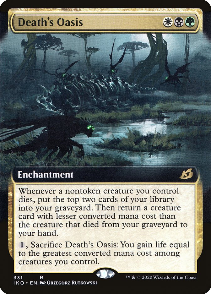 Death's Oasis (Extended Art) [Ikoria: Lair of Behemoths] - Magic: The Gathering - Card Brawlers | Quebec | Canada |