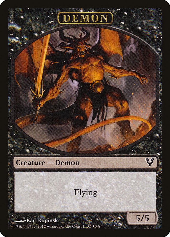 Angel // Demon Double-Sided Token (Oversized) [Open the Helvault] - Magic: The Gathering - Card Brawlers | Quebec | Canada |