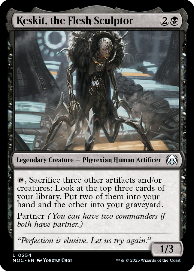 Keskit, the Flesh Sculptor [March of the Machine Commander] - Magic: The Gathering - Card Brawlers | Quebec | Canada |