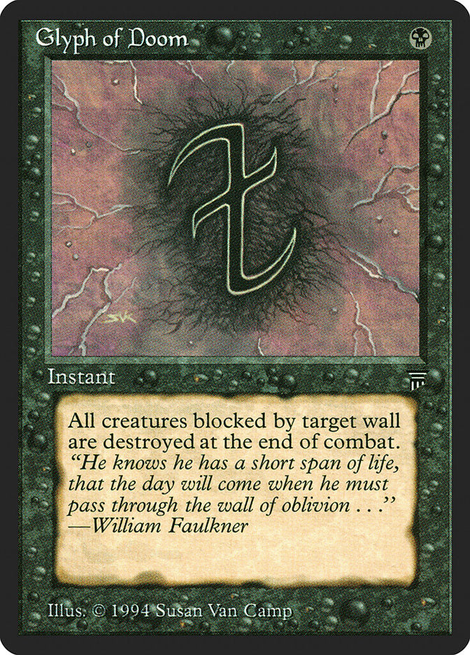 Glyph of Doom [Legends] - Magic: The Gathering - Card Brawlers | Quebec | Canada |