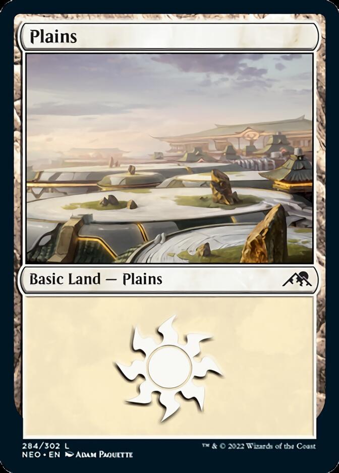 Plains (284) [Kamigawa: Neon Dynasty] - Magic: The Gathering - Card Brawlers | Quebec | Canada |