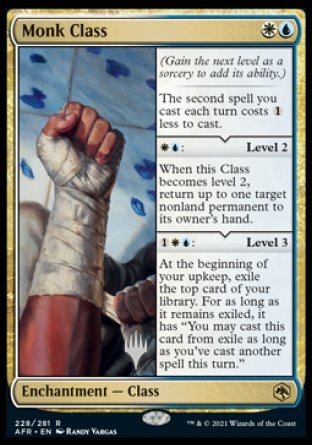 Monk Class (Promo Pack) [Dungeons & Dragons: Adventures in the Forgotten Realms Promos] - Magic: The Gathering - Card Brawlers | Quebec | Canada |
