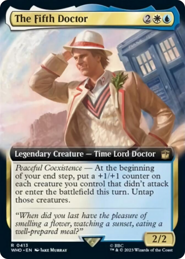 The Fifth Doctor (Extended Art) [Doctor Who] - Magic: The Gathering - Card Brawlers | Quebec | Canada |