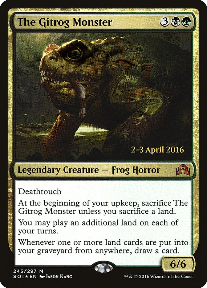 The Gitrog Monster [Shadows over Innistrad Prerelease Promos] - Magic: The Gathering - Card Brawlers | Quebec | Canada |