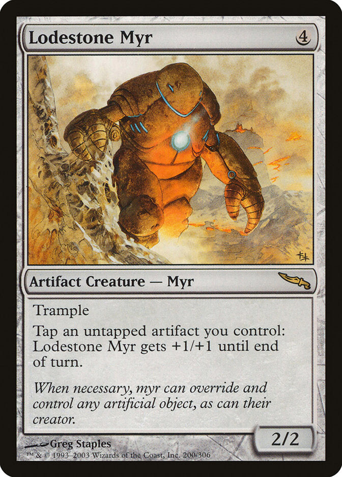 Lodestone Myr [Mirrodin] - Magic: The Gathering - Card Brawlers | Quebec | Canada |
