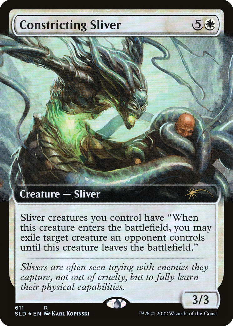 Constricting Sliver (Extended Art) [Secret Lair Drop Promos] - Magic: The Gathering - Card Brawlers | Quebec | Canada |