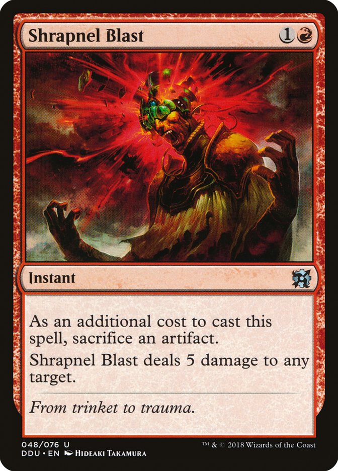 Shrapnel Blast [Duel Decks: Elves vs. Inventors] - Magic: The Gathering - Card Brawlers | Quebec | Canada |