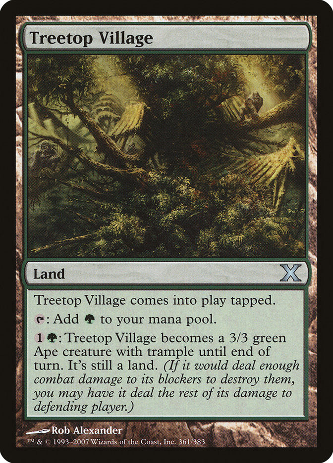 Treetop Village [Tenth Edition] - Magic: The Gathering - Card Brawlers | Quebec | Canada |