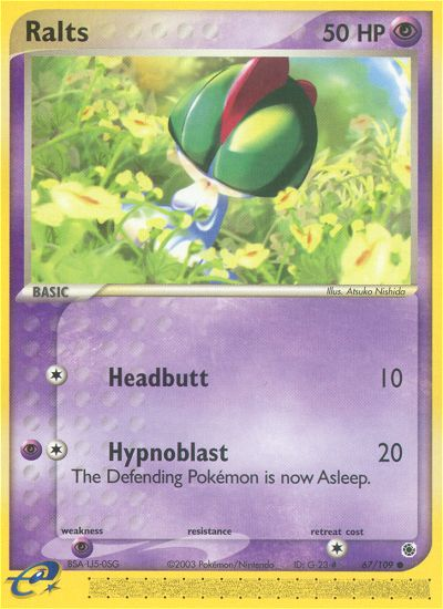 Ralts (67/109) [EX: Ruby & Sapphire] - Pokémon - Card Brawlers | Quebec | Canada |