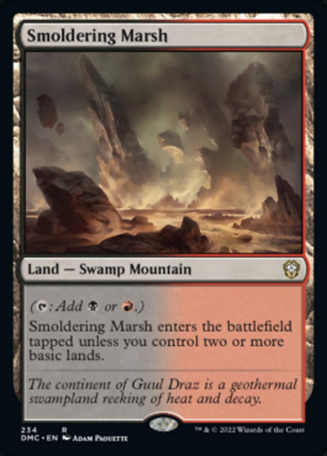Smoldering Marsh [Dominaria United Commander] - Magic: The Gathering - Card Brawlers | Quebec | Canada |