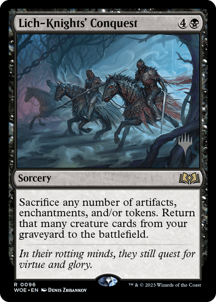 Lich-Knights' Conquest (Promo Pack) [Wilds of Eldraine Promos] - Magic: The Gathering - Card Brawlers | Quebec | Canada |