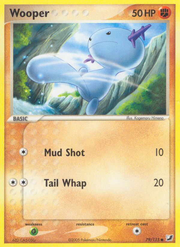 Wooper (79/115) [EX: Unseen Forces] - Pokémon - Card Brawlers | Quebec | Canada |