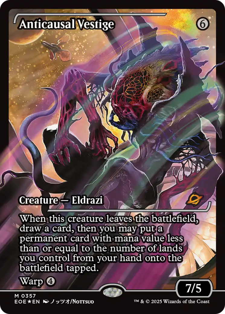 Anticausal Vestige (Showcase) [Edge of Eternities] - Magic: The Gathering - Card Brawlers | Quebec | Canada |