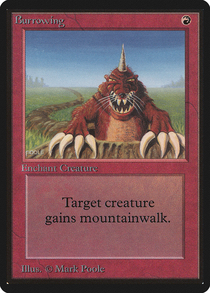 Burrowing [Beta Edition] - Magic: The Gathering - Card Brawlers | Quebec | Canada |