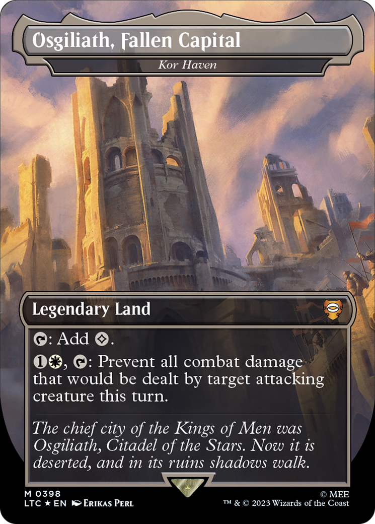 Osgiliath, Fallen Capital - Kor Haven (Surge Foil Realms and Relics) [The Lord of the Rings: Tales of Middle-Earth Commander] - Magic: The Gathering - Card Brawlers | Quebec | Canada |