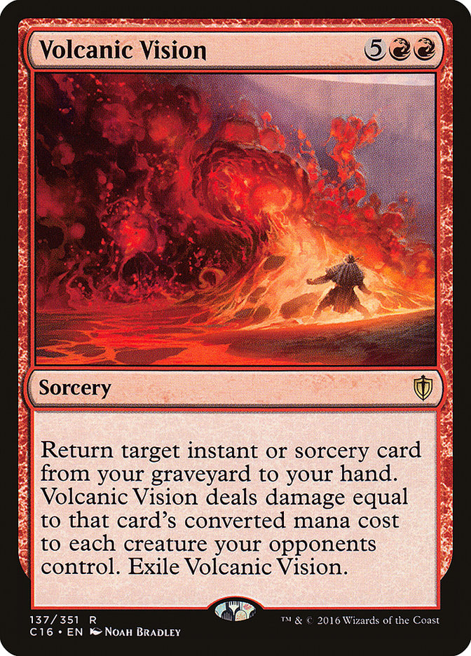 Volcanic Vision [Commander 2016] - Magic: The Gathering - Card Brawlers | Quebec | Canada |