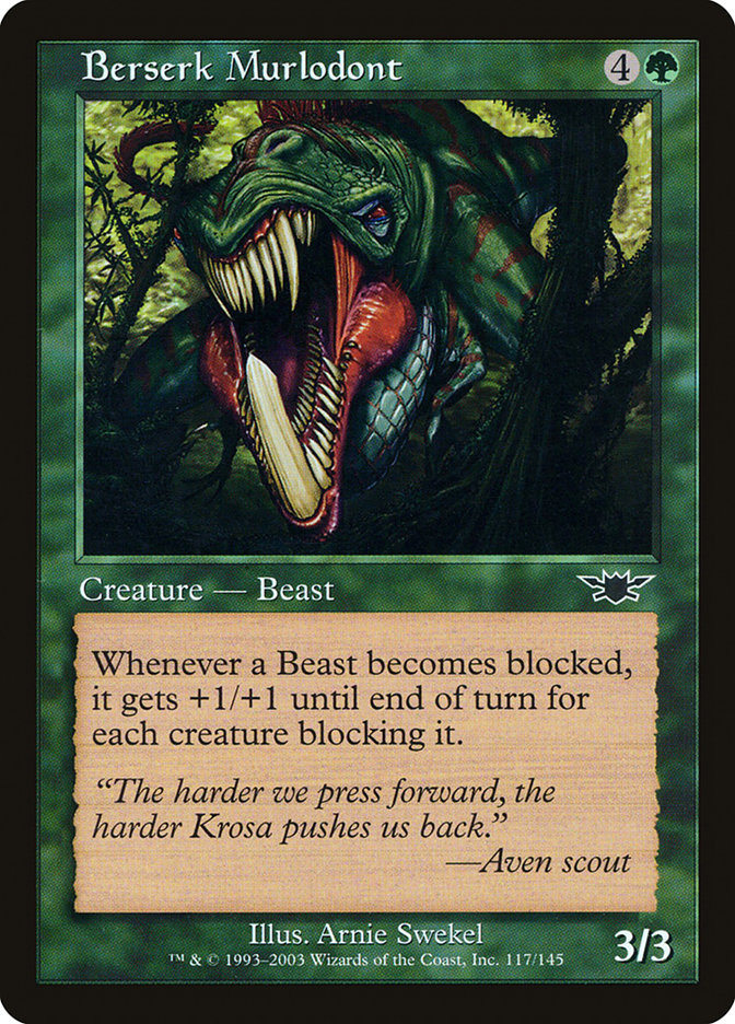 Berserk Murlodont [Legions] - Magic: The Gathering - Card Brawlers | Quebec | Canada |