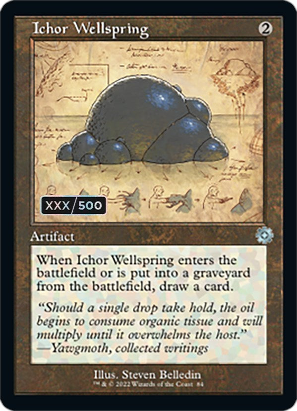 Ichor Wellspring (Retro Schematic) (Serialized) [The Brothers' War Retro Artifacts] - Magic: The Gathering - Card Brawlers | Quebec | Canada |