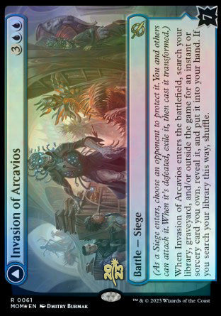 Invasion of Arcavios // Invocation of the Founders [March of the Machine Prerelease Promos] - Magic: The Gathering - Card Brawlers | Quebec | Canada |