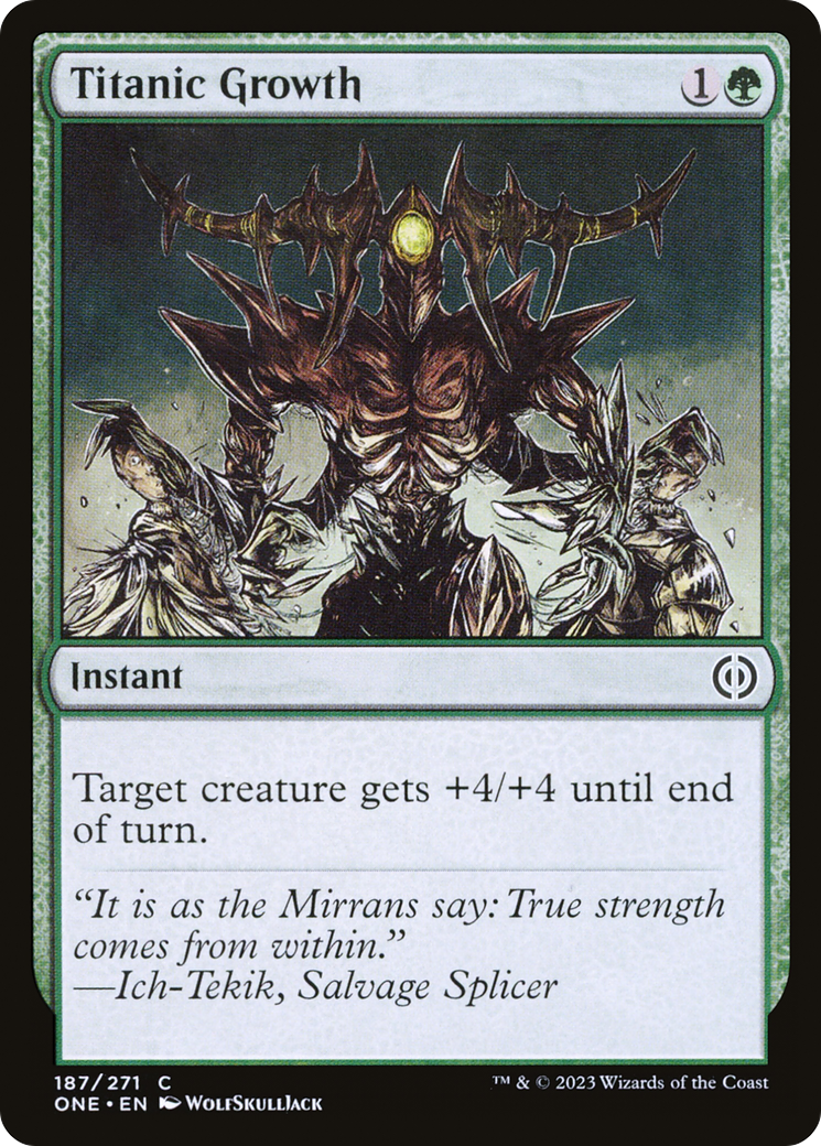 Titanic Growth [Phyrexia: All Will Be One] - Magic: The Gathering - Card Brawlers | Quebec | Canada |