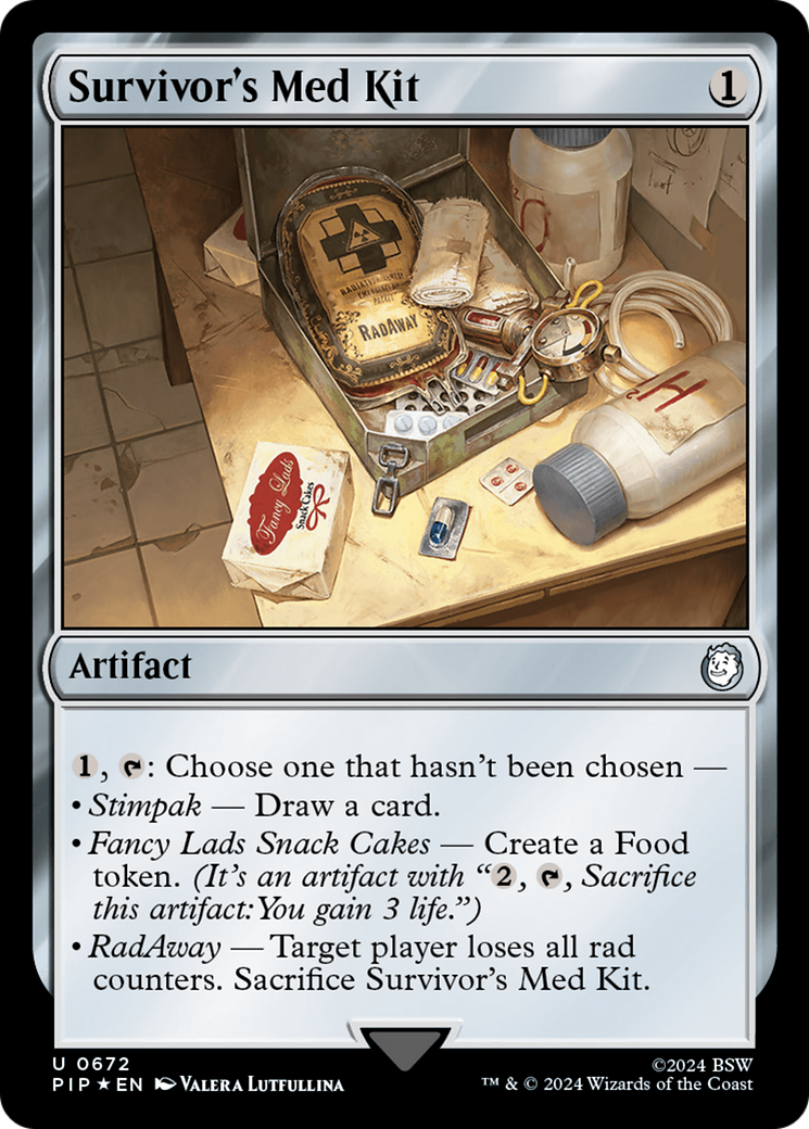 Survivor's Med Kit (Surge Foil) [Fallout] - Magic: The Gathering - Card Brawlers | Quebec | Canada |
