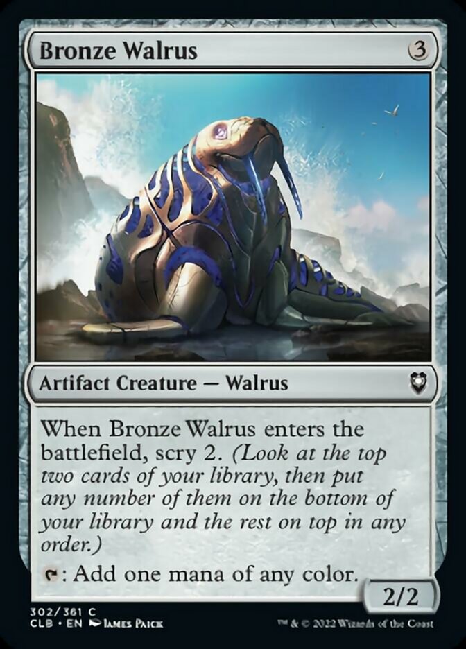 Bronze Walrus [Commander Legends: Battle for Baldur's Gate] - Magic: The Gathering - Card Brawlers | Quebec | Canada |