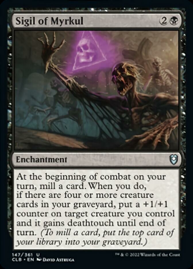 Sigil of Myrkul [Commander Legends: Battle for Baldur's Gate] - Magic: The Gathering - Card Brawlers | Quebec | Canada |