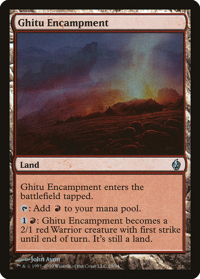 Ghitu Encampment [Premium Deck Series: Fire and Lightning] - Magic: The Gathering - Card Brawlers | Quebec | Canada |