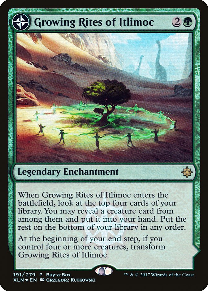 Growing Rites of Itlimoc // Itlimoc, Cradle of the Sun (Buy-A-Box) [Ixalan Treasure Chest] - Magic: The Gathering - Card Brawlers | Quebec | Canada |