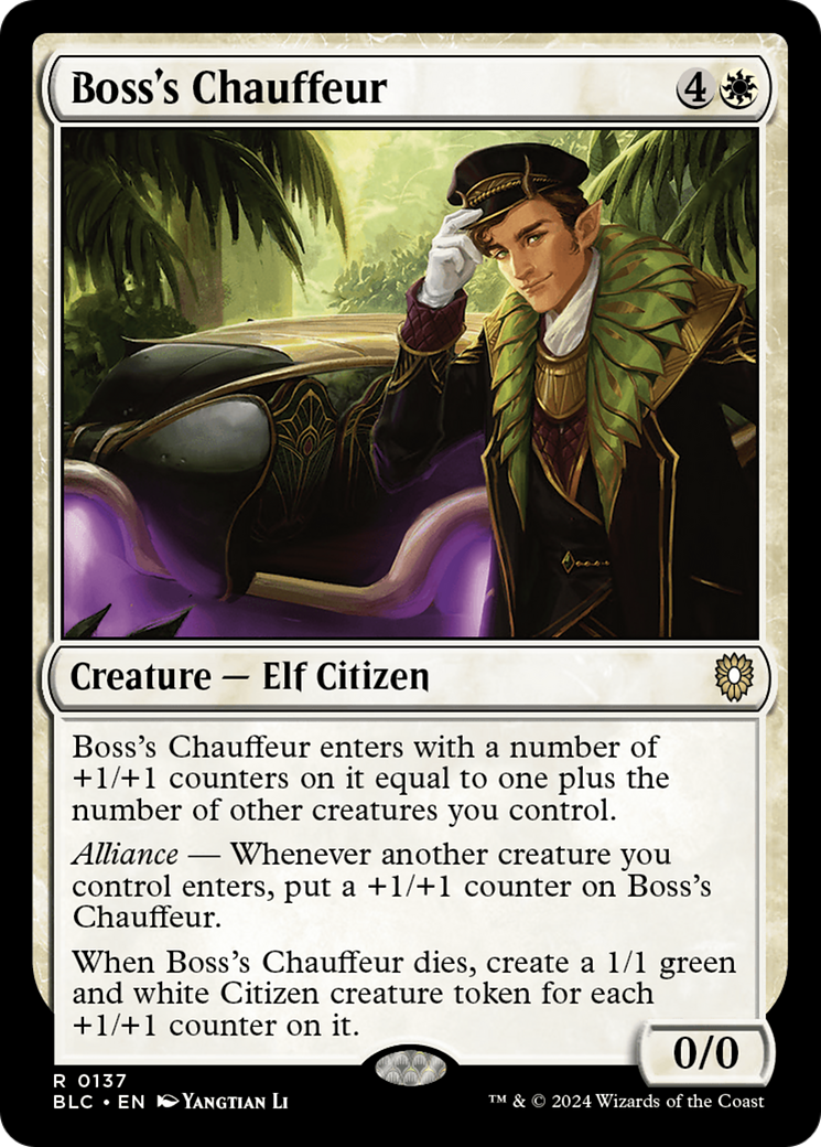 Boss's Chauffeur [Bloomburrow Commander] - Magic: The Gathering - Card Brawlers | Quebec | Canada |