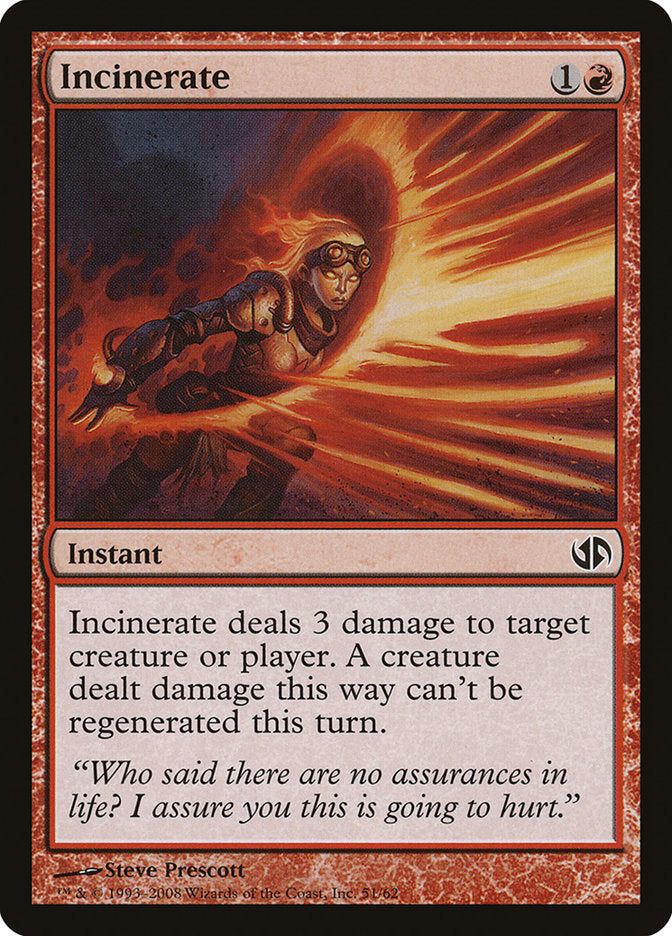 Incinerate [Duel Decks: Jace vs. Chandra] - Magic: The Gathering - Card Brawlers | Quebec | Canada |