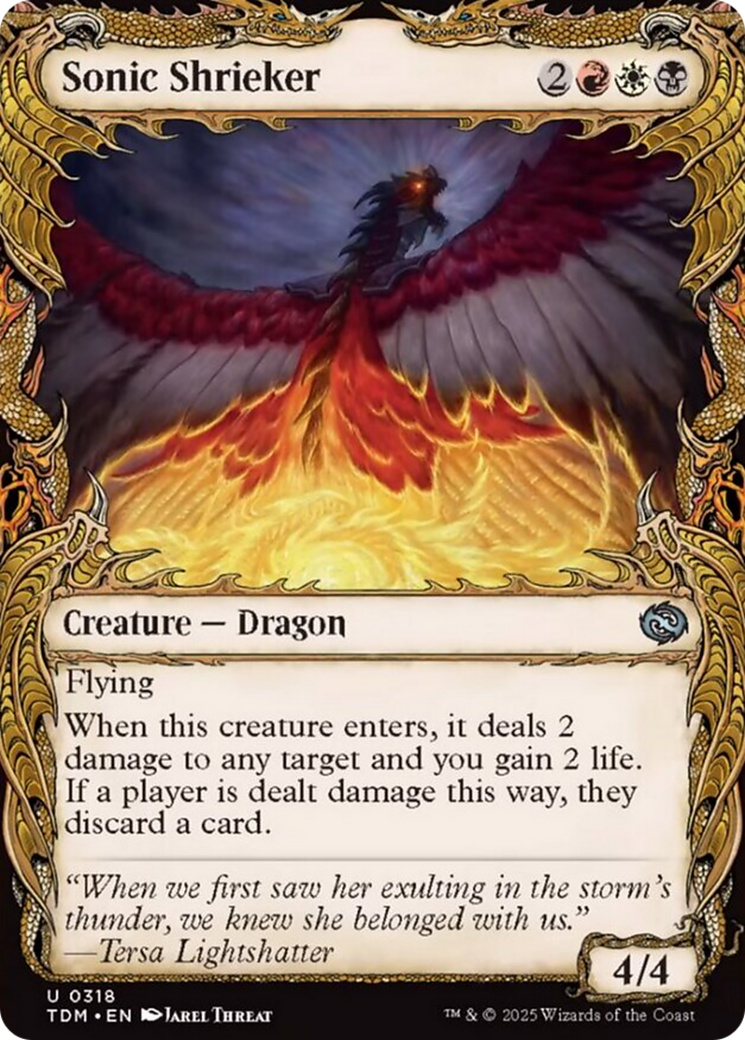 Sonic Shrieker (Showcase) [Tarkir: Dragonstorm] - Magic: The Gathering - Card Brawlers | Quebec | Canada |