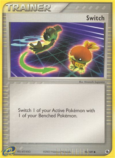 Switch (92/109) [EX: Ruby & Sapphire] - Pokémon - Card Brawlers | Quebec | Canada |