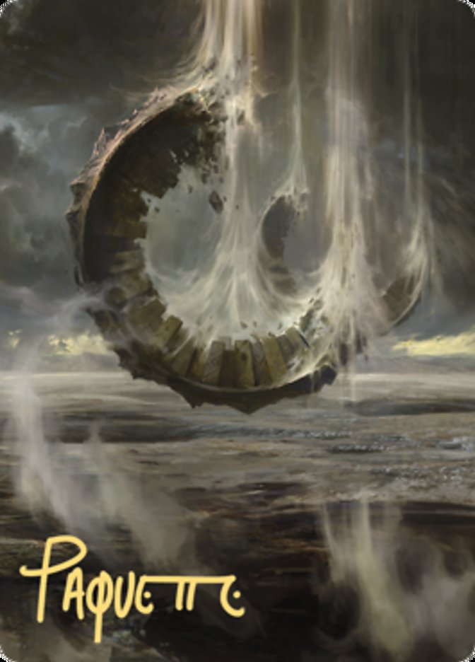 Wasteland Art Card (Gold-Stamped Signature) [Zendikar Rising Art Series] - Magic: The Gathering - Card Brawlers | Quebec | Canada |