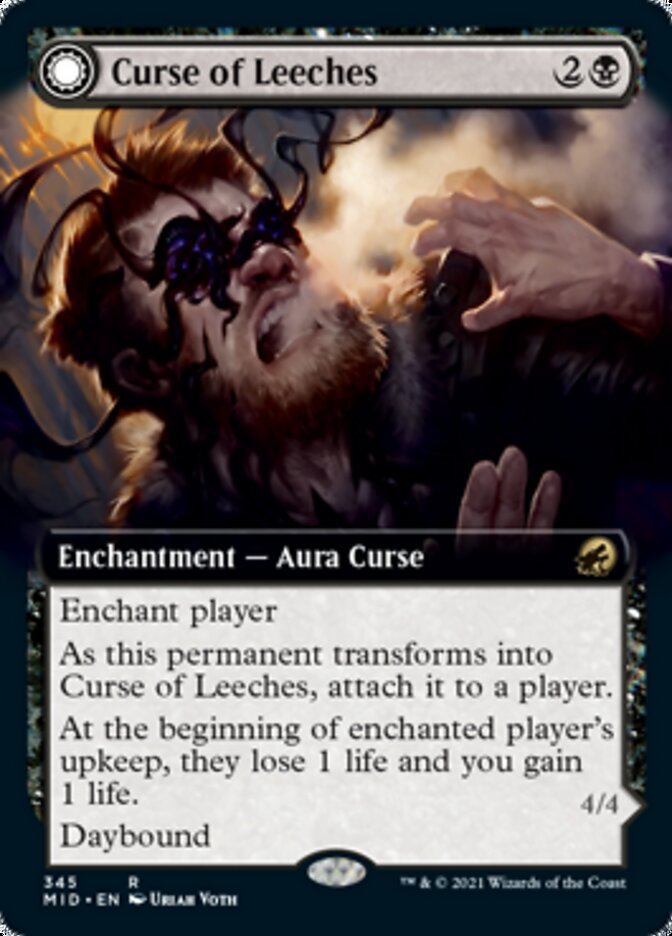 Curse of Leeches // Leeching Lurker (Extended Art) [Innistrad: Midnight Hunt] - Magic: The Gathering - Card Brawlers | Quebec | Canada |