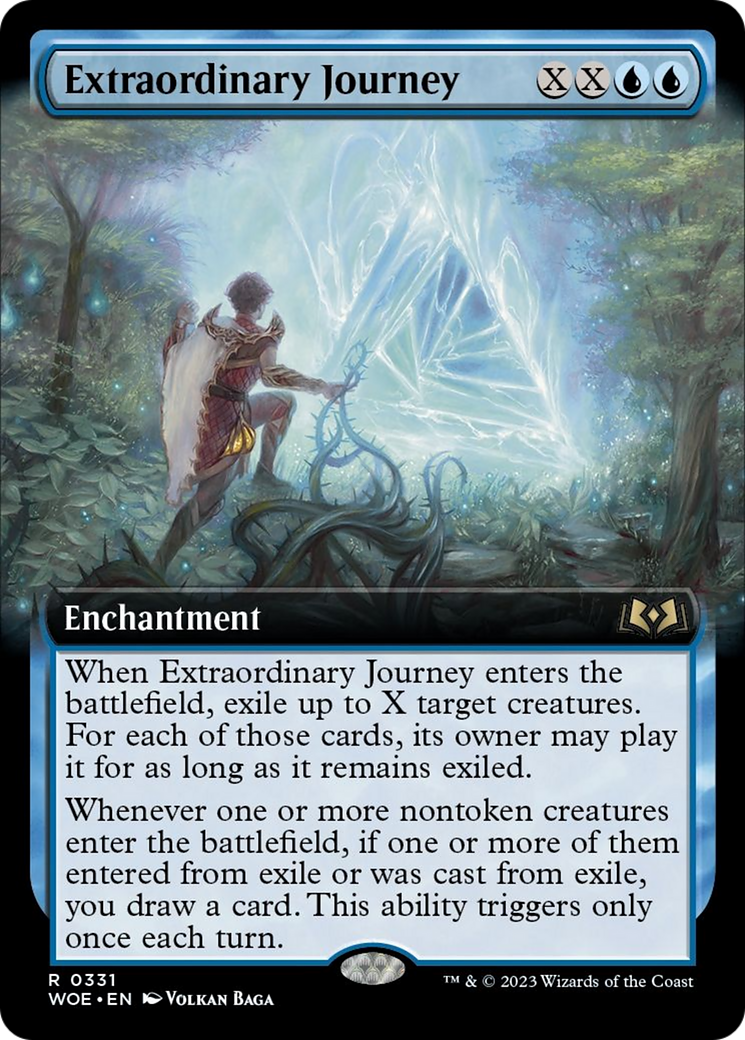 Extraordinary Journey (Extended Art) [Wilds of Eldraine] - Magic: The Gathering - Card Brawlers | Quebec | Canada |