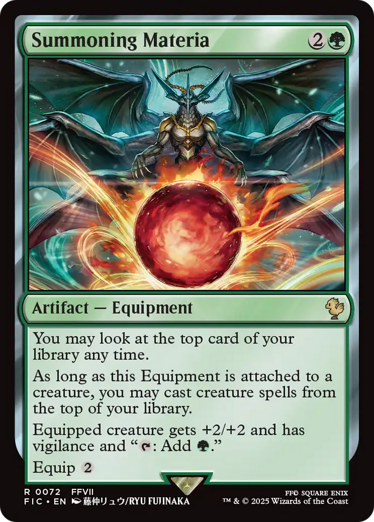 Summoning Materia [FINAL FANTASY Commander] - Magic: The Gathering - Card Brawlers | Quebec | Canada |