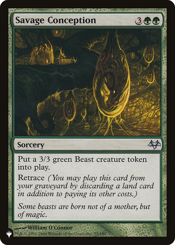 Savage Conception [The List] - Magic: The Gathering - Card Brawlers | Quebec | Canada |