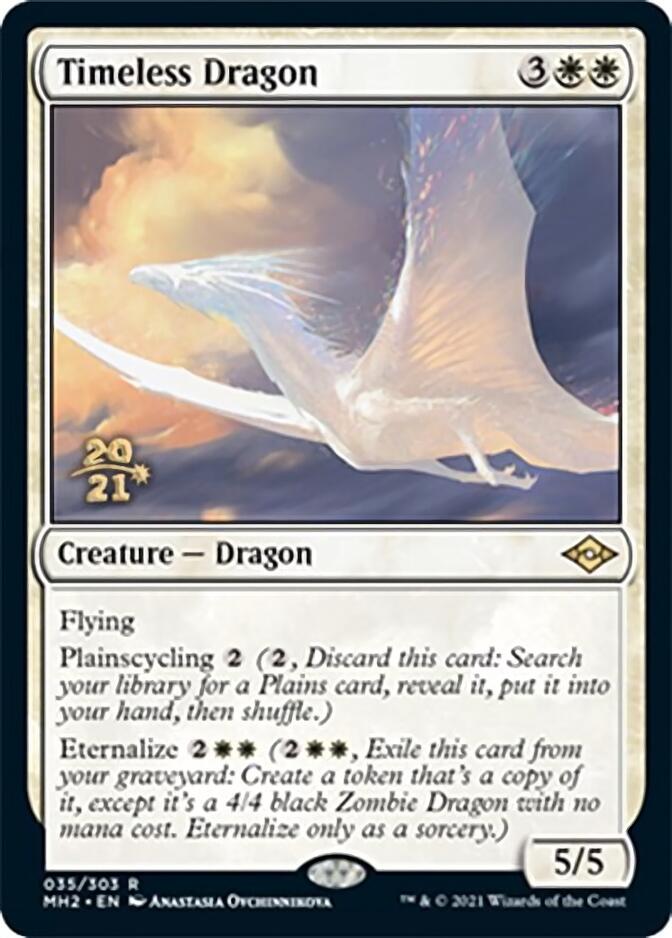 Timeless Dragon [Modern Horizons 2 Prerelease Promos] - Magic: The Gathering - Card Brawlers | Quebec | Canada |