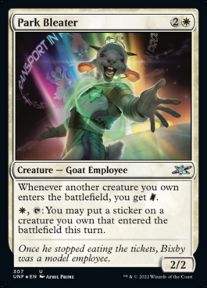 Park Bleater (Galaxy Foil) [Unfinity] - Magic: The Gathering - Card Brawlers | Quebec | Canada |